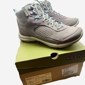 Keen Women's Gray and Blue Hiking Boots Size 6 Terradora Explorer waterproof Mid